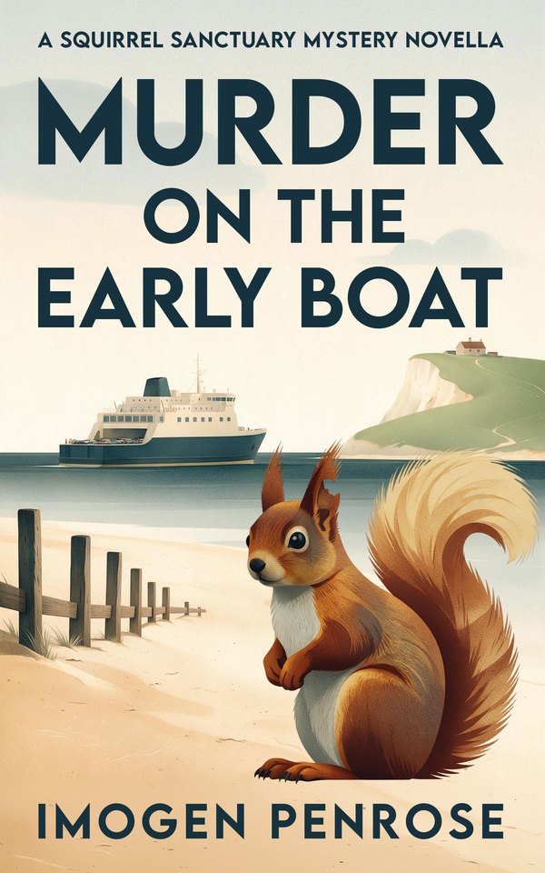 Murder on the Early Boat, the prequel novella to The Squirrel Sanctuary Mysteries by Imogen Penrose